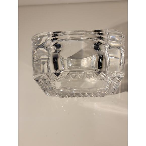Vintage Crystal Glass Ashtray Trinket Dish Coins Keepsakes Made in France - Picture 5 of 9